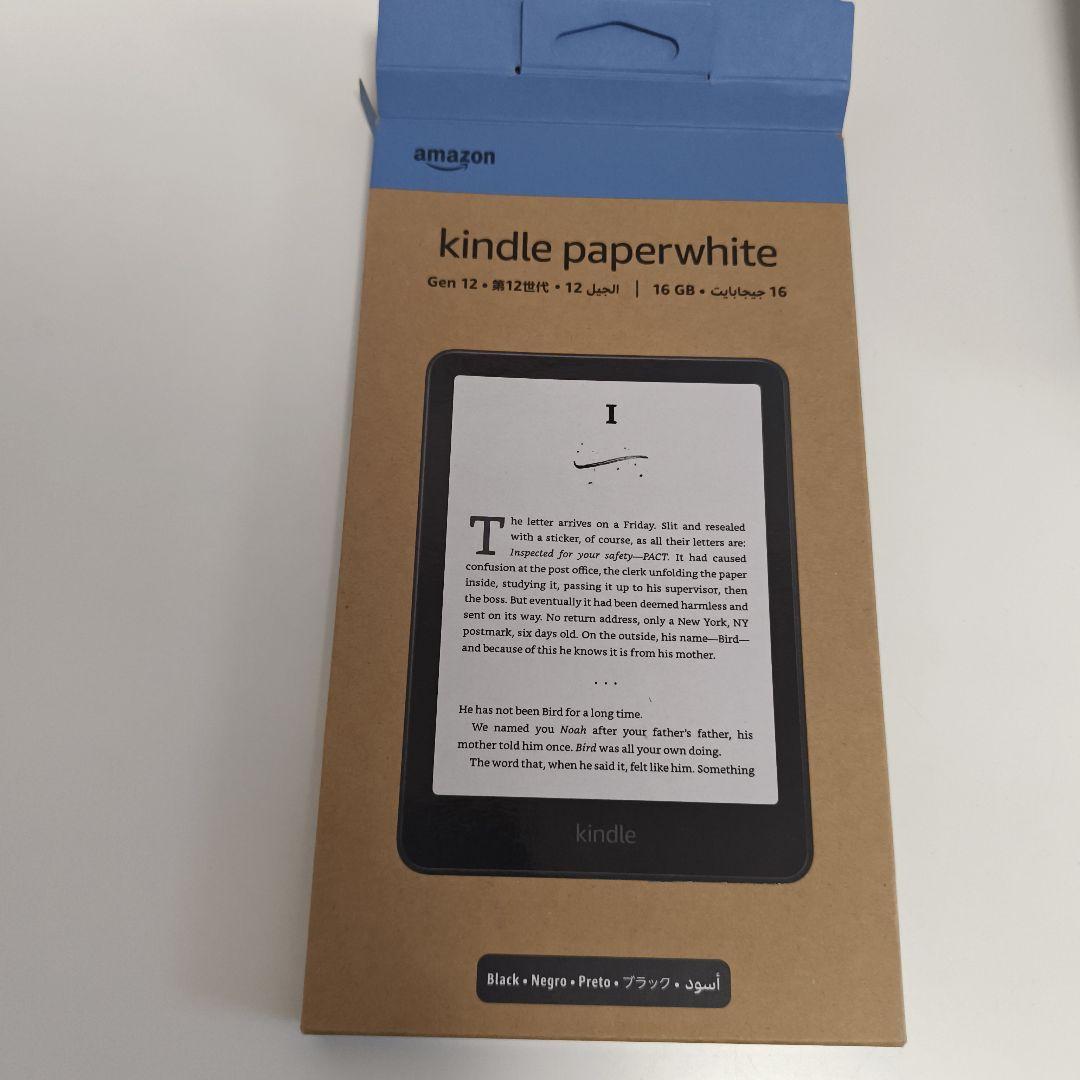 t*o様 Kindle Paperwhite 第12世代 16GB 純正カバー付