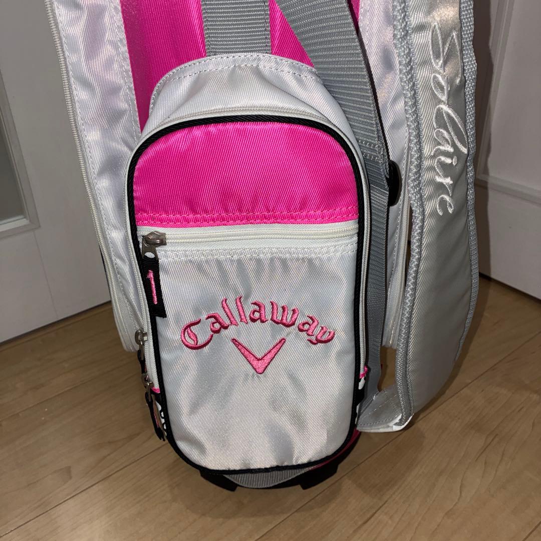 美品！Callaway Solaire(ソレイル)クラブ／バッグセット(ピンク)