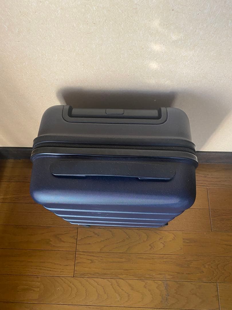 無印良品 スーツケース キャリーケース ネイビーブルー19L伸縮式ハンド