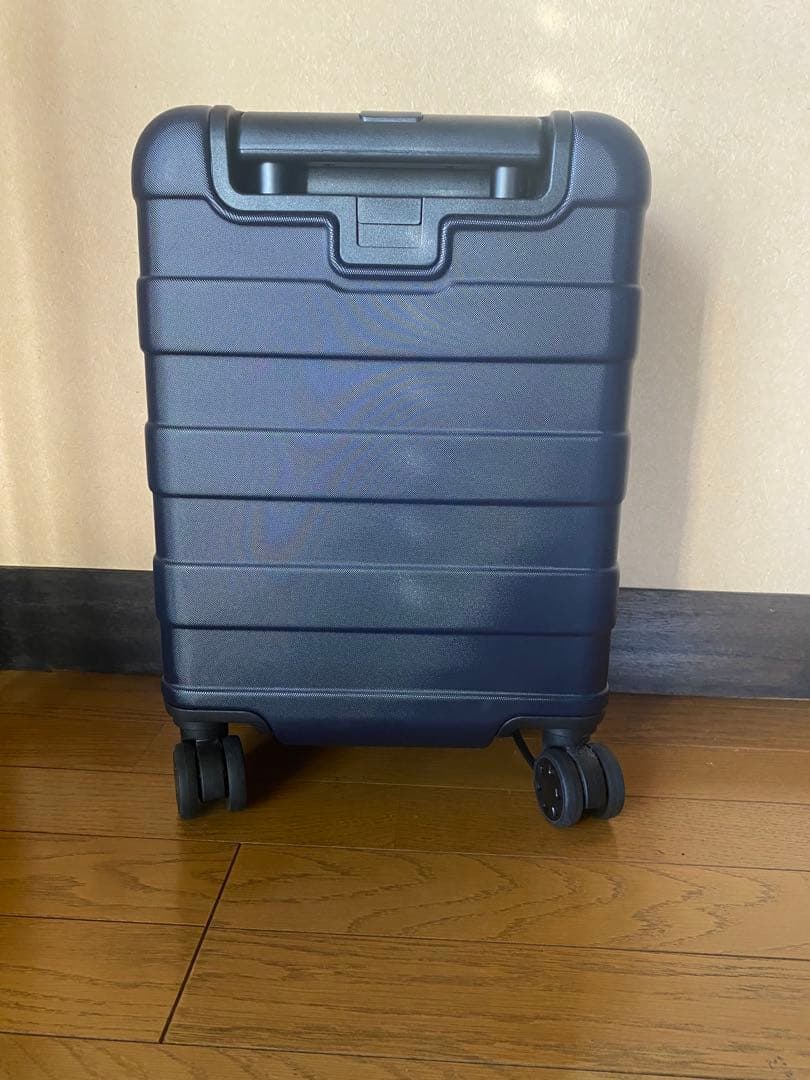 無印良品 スーツケース キャリーケース ネイビーブルー19L伸縮式ハンド