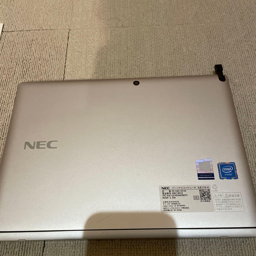NEC WindowsタブレットPC シルバー　PC-VJE11U1V4