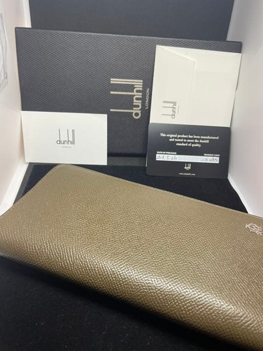 ダンヒル『カドガン最高級本牛革製/ラウンドウォレット』