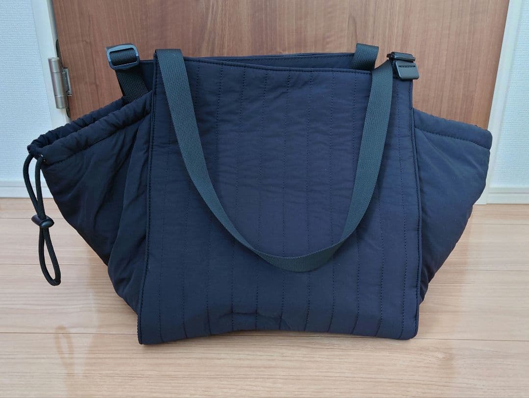 【SOLPRESA】黒/ソルプレーサ/洗えるキルティングトートマザーズバッグ