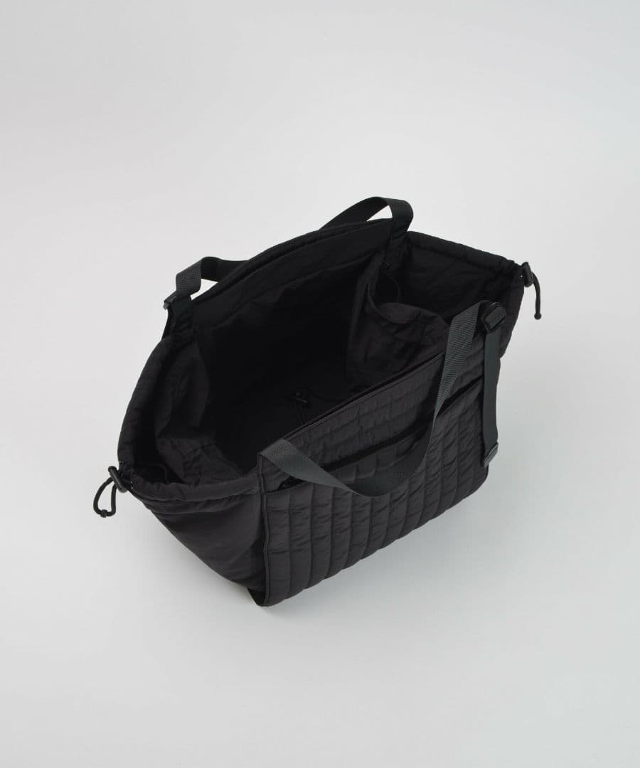 【SOLPRESA】黒/ソルプレーサ/洗えるキルティングトートマザーズバッグ