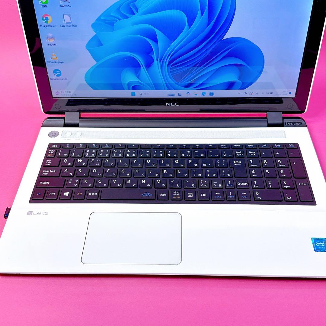 設定済✨新品爆速SSD windows11 カメラ付ノートパソコン 薄型 お洒落