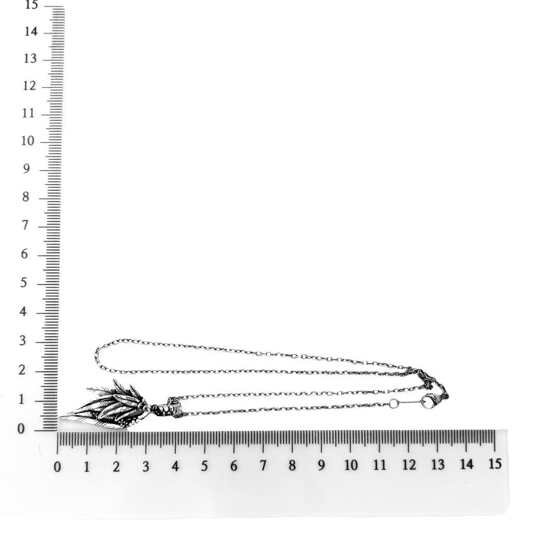 ブラッディマリー ブルーダイヤモンド Ice フェザー ネックレス