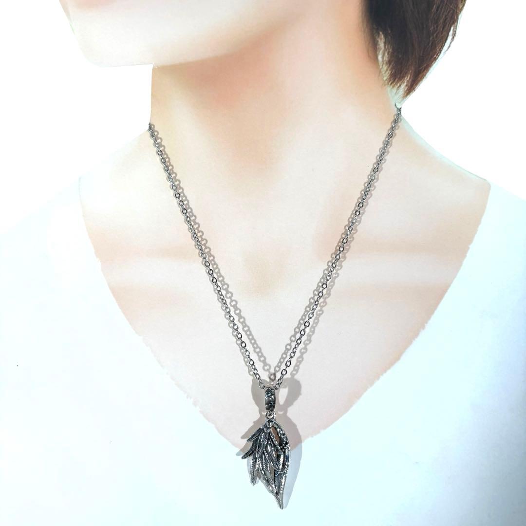 ブラッディマリー ブルーダイヤモンド Ice フェザー ネックレス