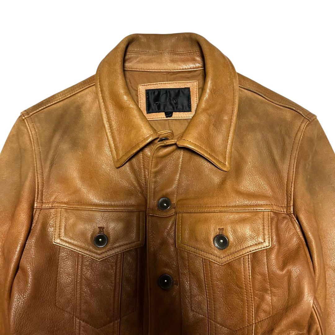 JACKROSE ヴィンテージ加工 レザージャケット 00s