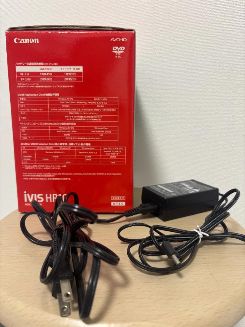 CanonビデオカメラIVISHR10