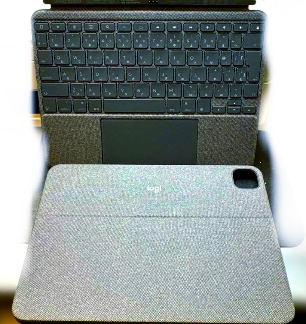 ロジクール iPad Pro 11 (1～第3世代) 用キーボードカバー グレー