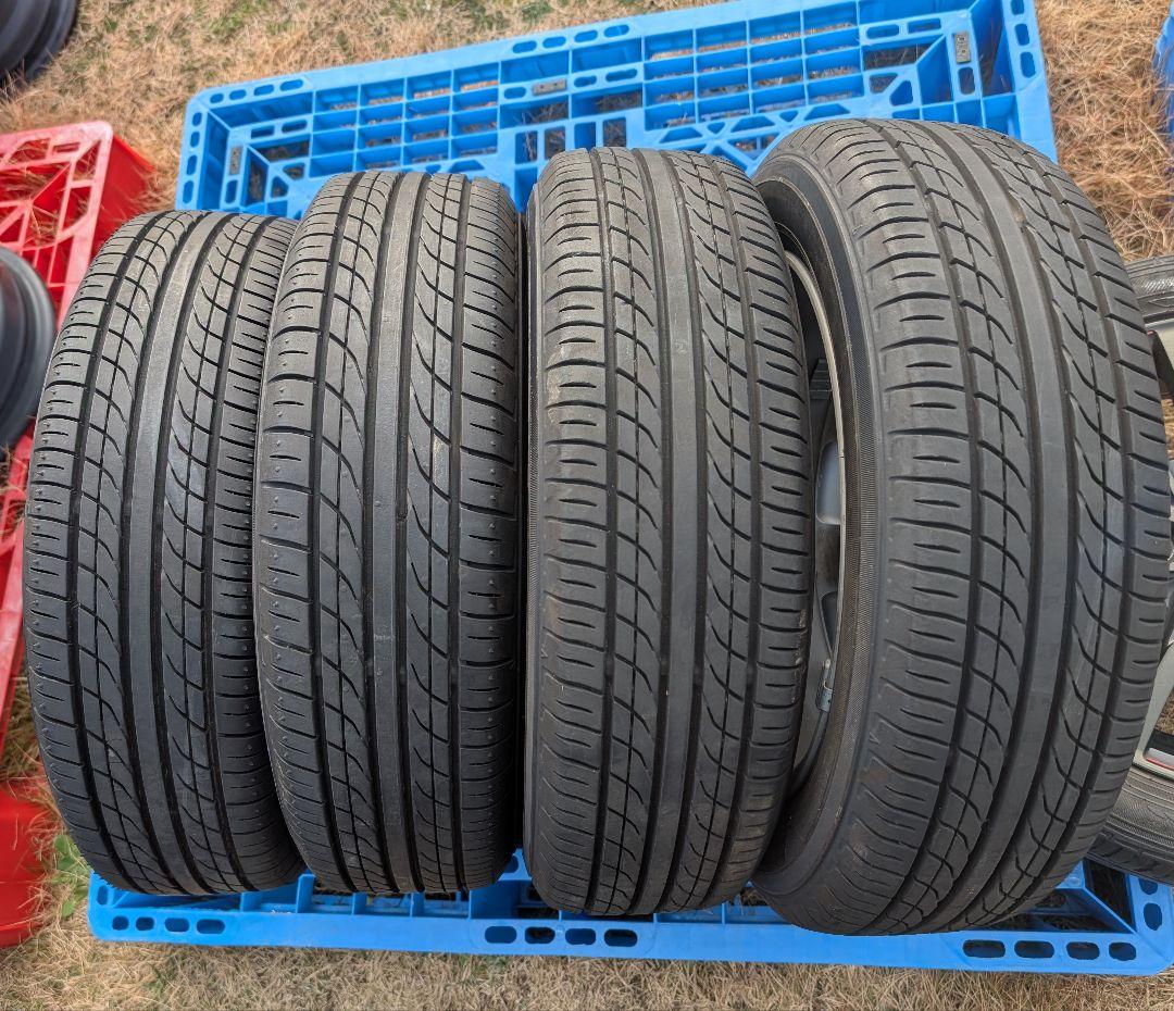 ①中古品 ダイハツタント2024製タイヤ付き純正ホイール4本セットの2本