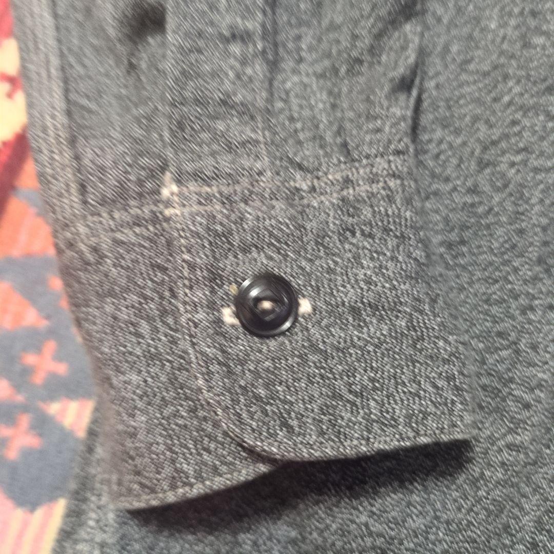 STEVENSON OVERALL CO.ごま塩ワークシャツM