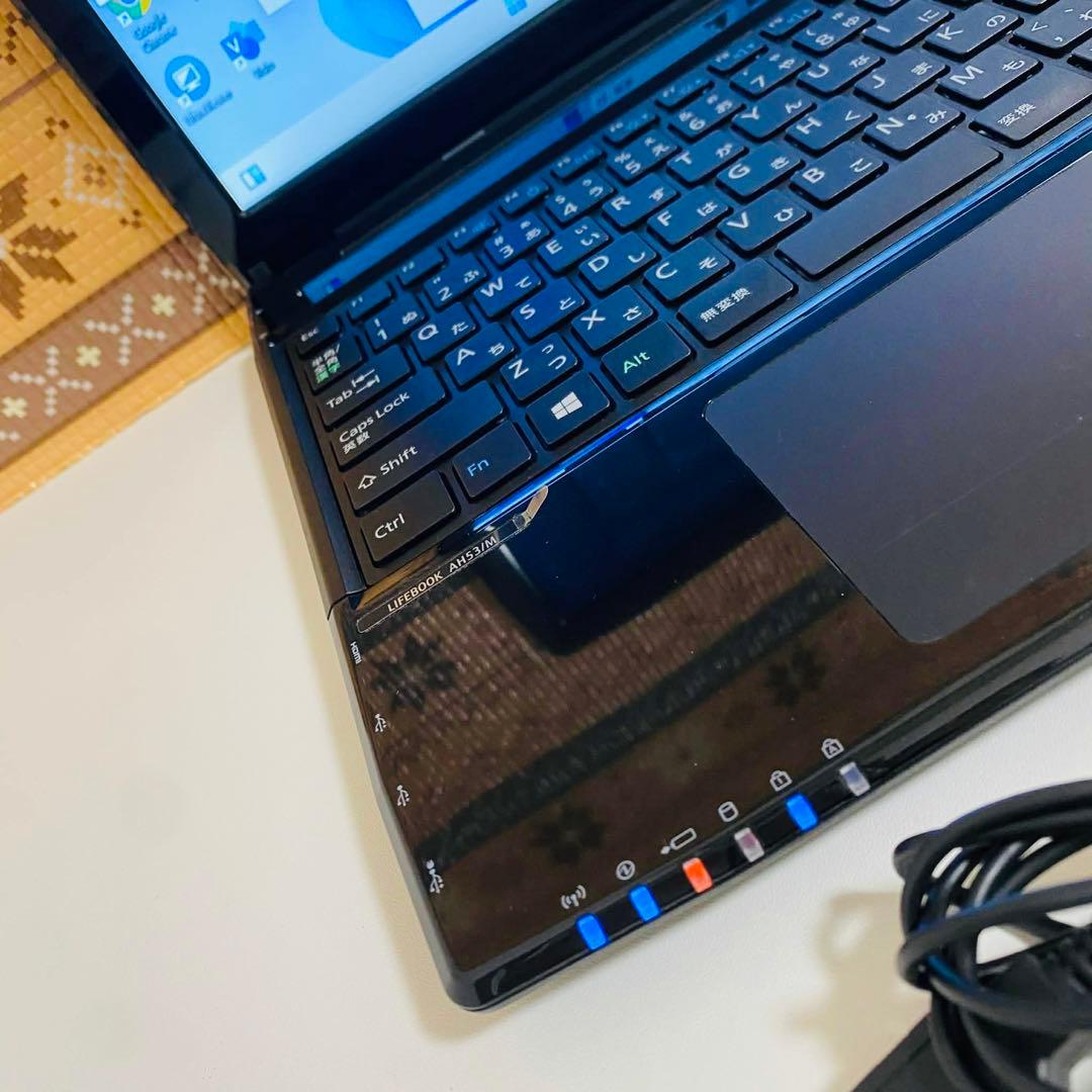 Y8 Fujitsuノートパソコンi7メモリ8G高速Windows11オフィス付