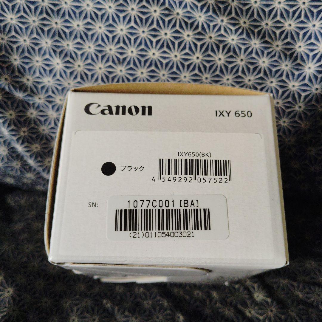 新品、未使用、早い物勝ちCanon IXY 650 ブラック