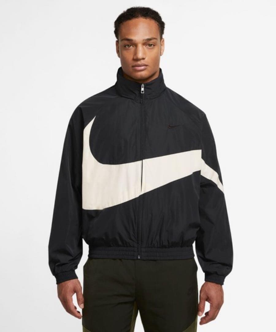 ナイキ　スウッシュ　ウーブンジャケット　パンツ　セットアップ　2XL ブラック