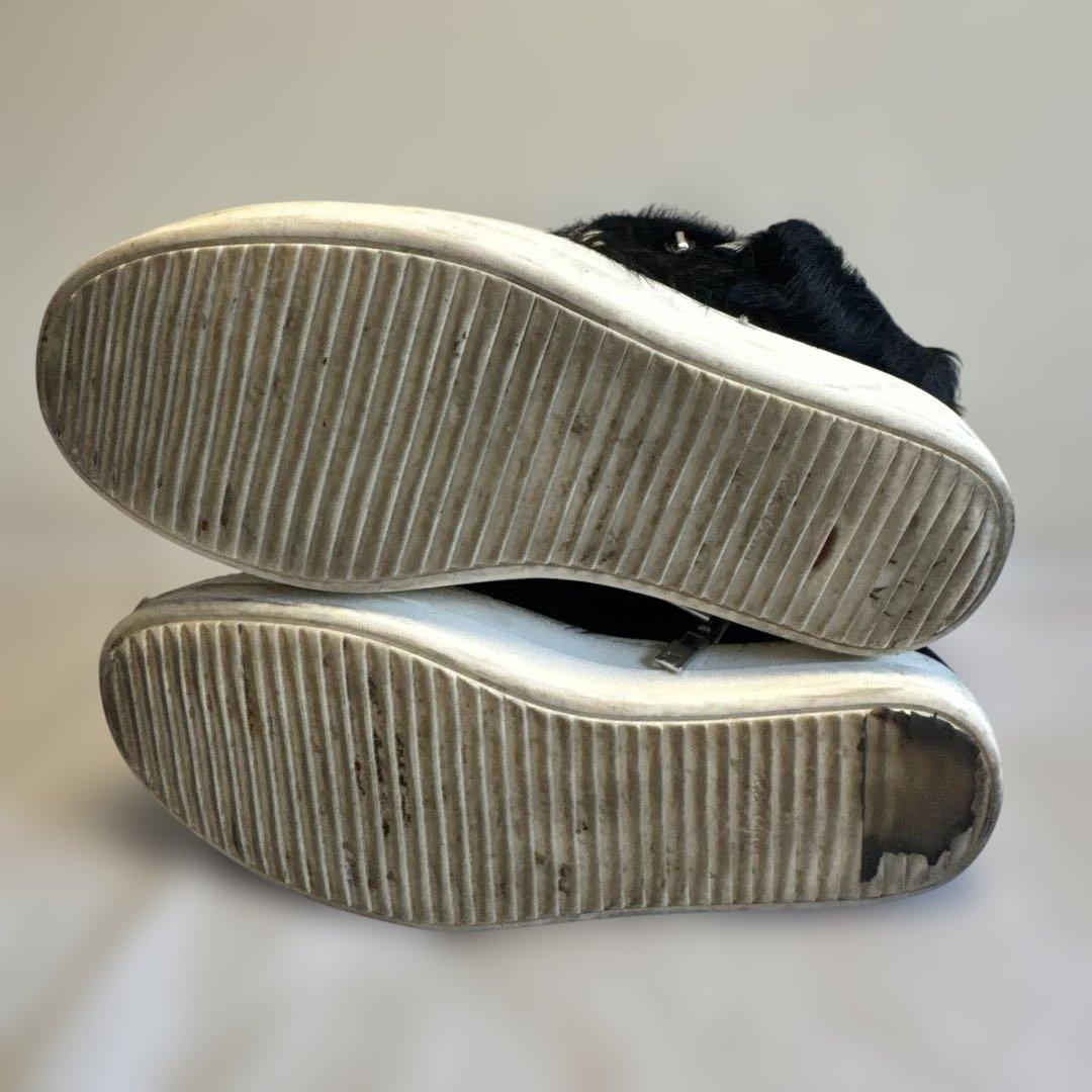 靴 Rick Owens FW22 Cargobasket black fur 41