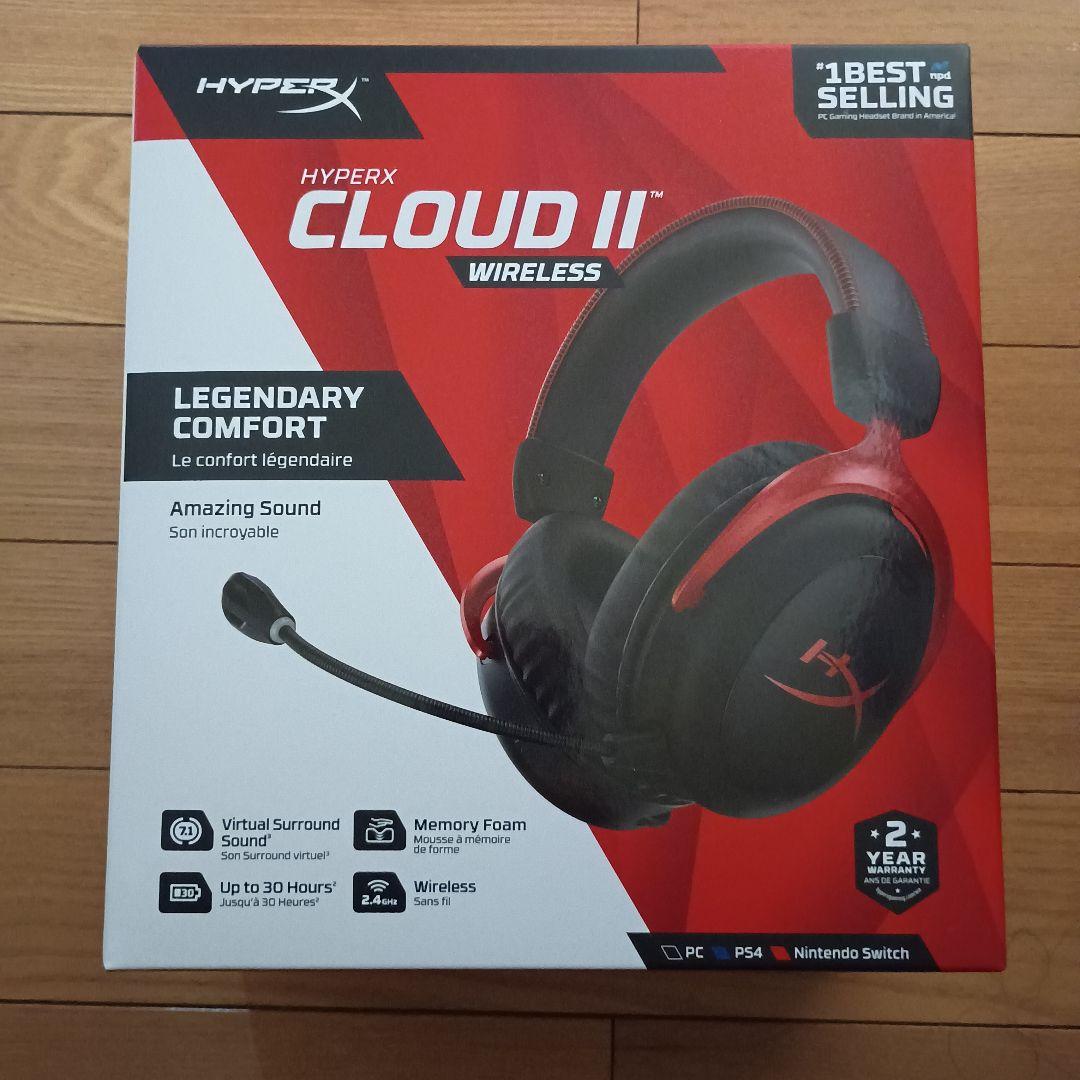 【新品】HyperX Cloud II Wirelessゲーミングヘッドセット