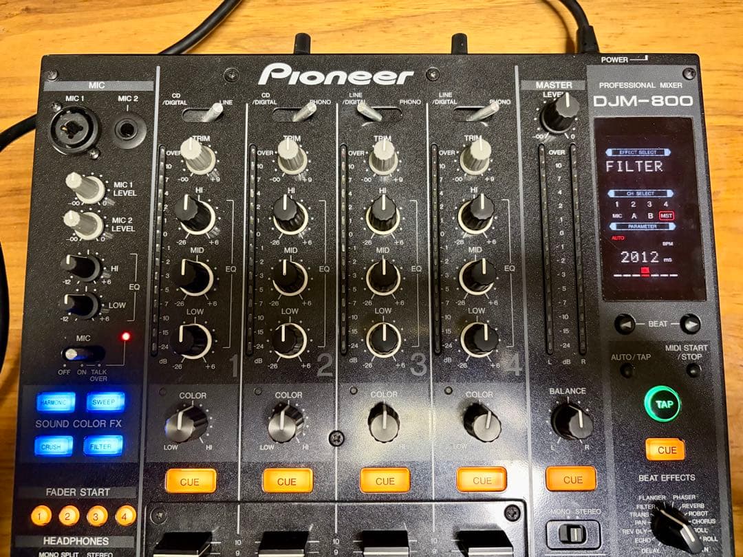 メンテナンス済み　Pioneer DJミキサー ＤＪＭ-800