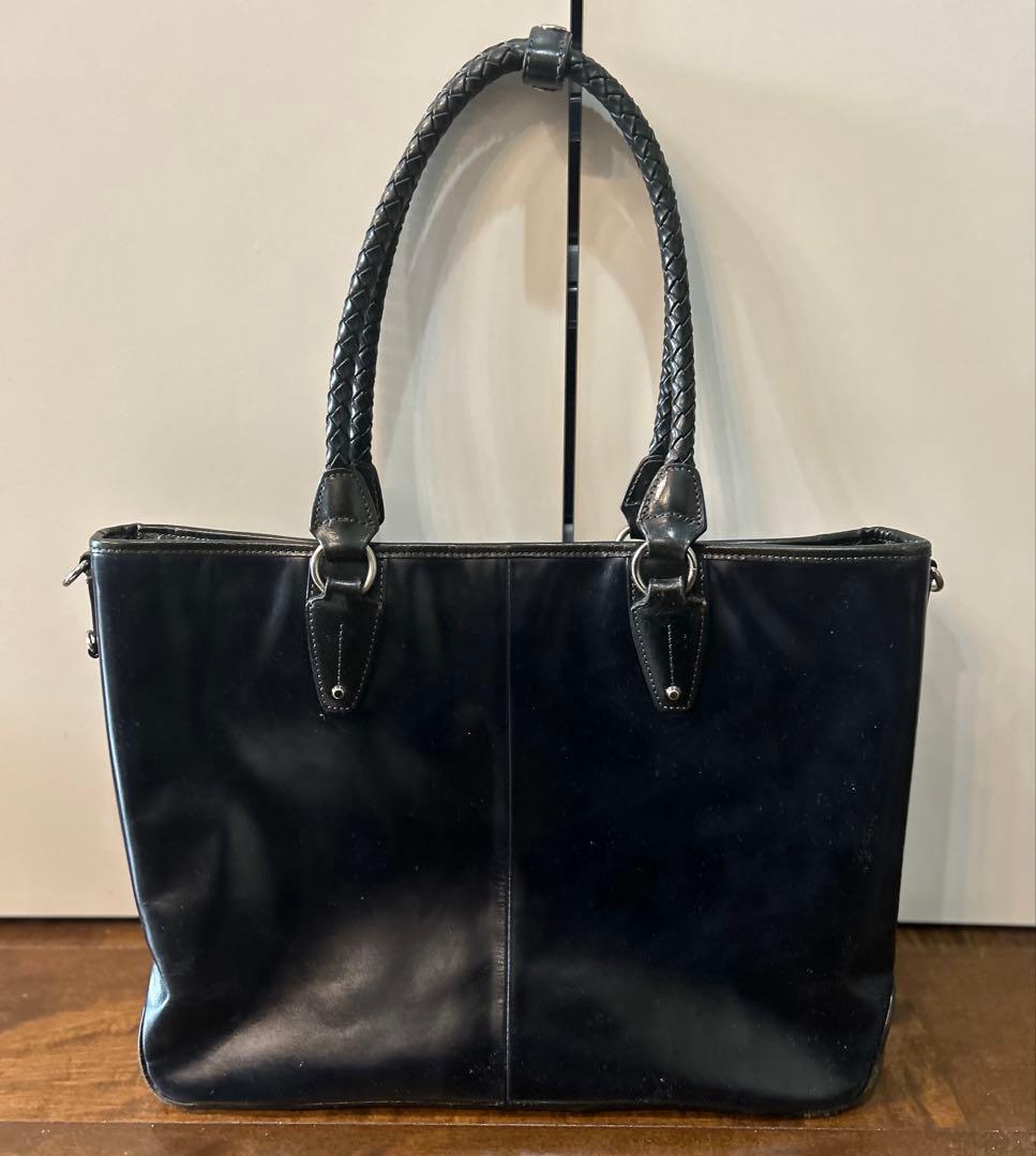 し*ち様 Kiefer neu キーファノイ トートバッグ 本革 ブラック ビジ