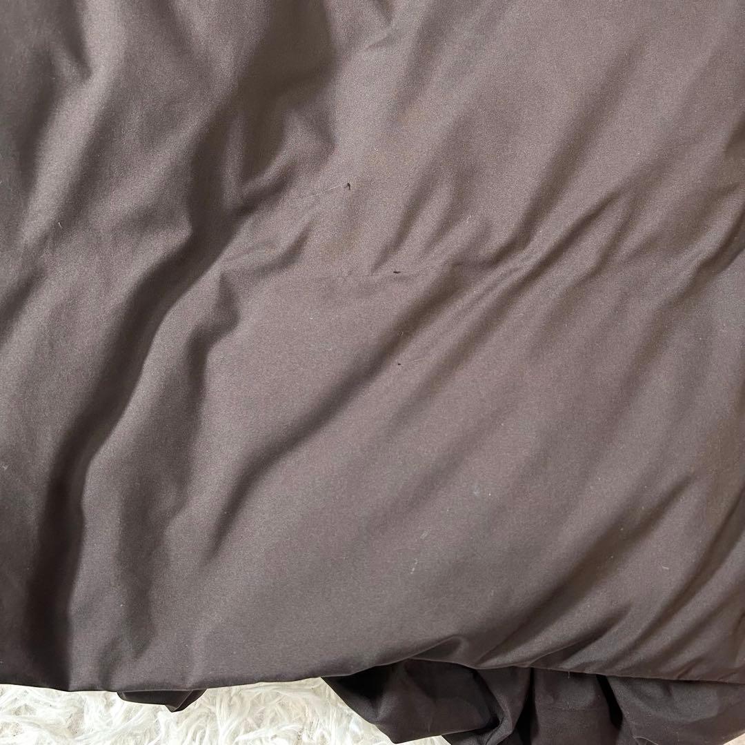 近代モデル mizuiro ind フード付き ショート丈ダウン ブラウン