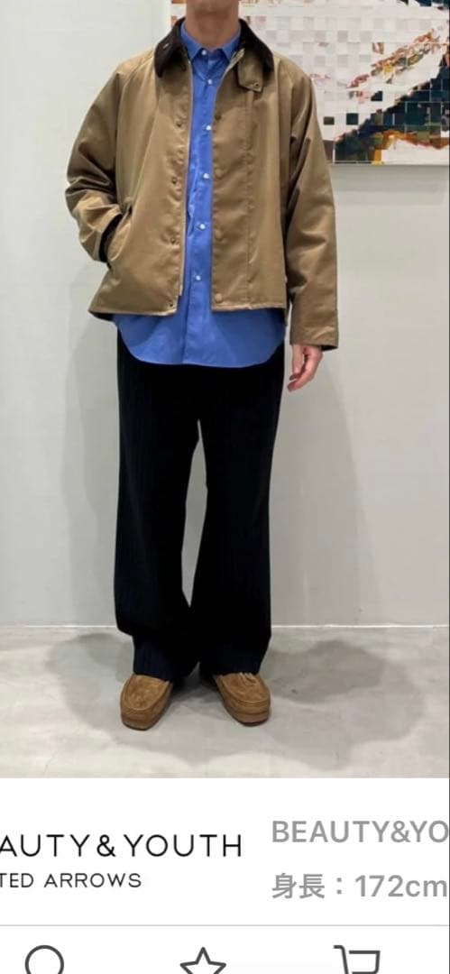 専用です 新品 別注Barbour トランスポート ノンオイル サイズ38