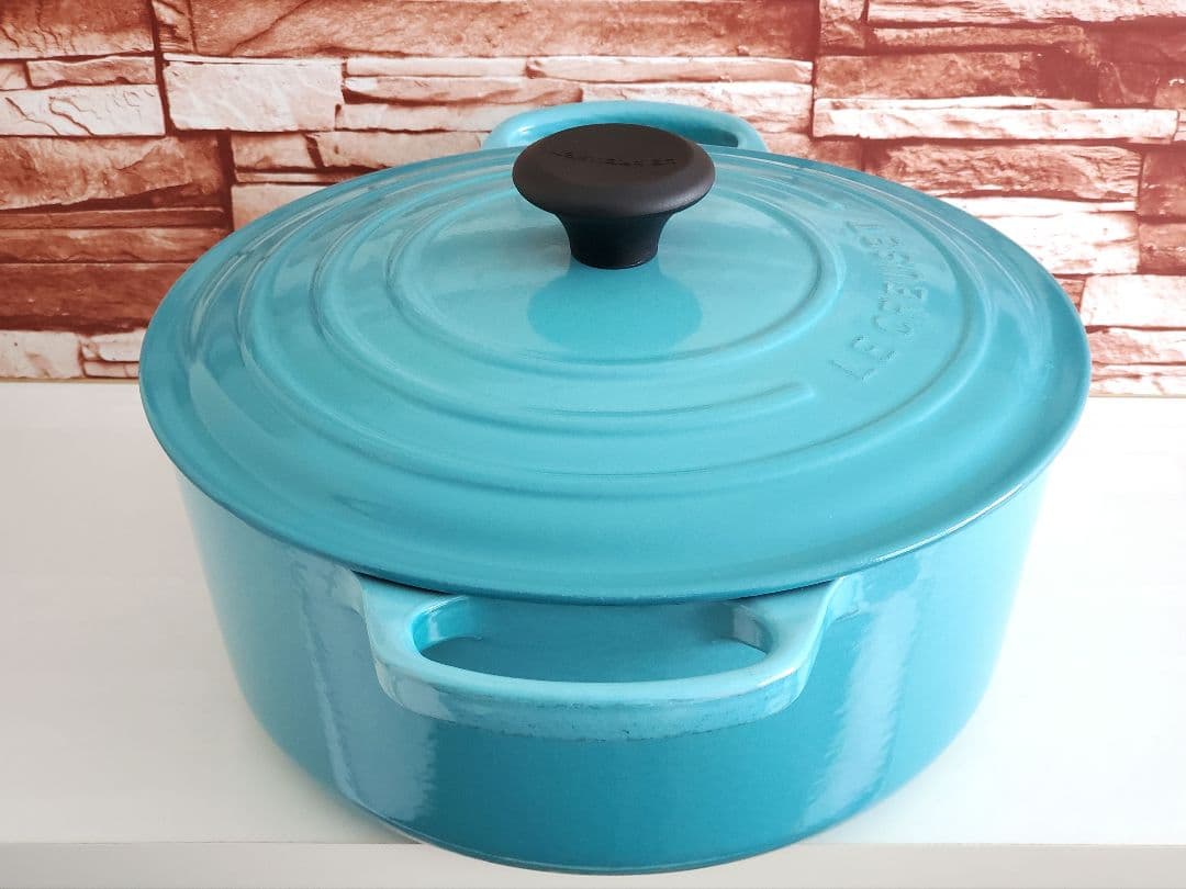 【良品】ル・クルーゼ　ココットロンド　26㎝