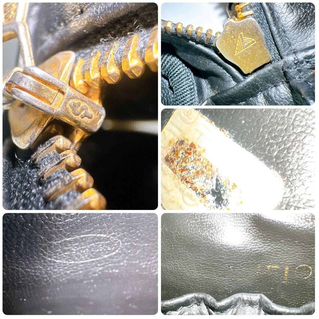 シャネル バニティ ハンド バッグ ポーチ ラムスキン マトラッセ ビコローレ