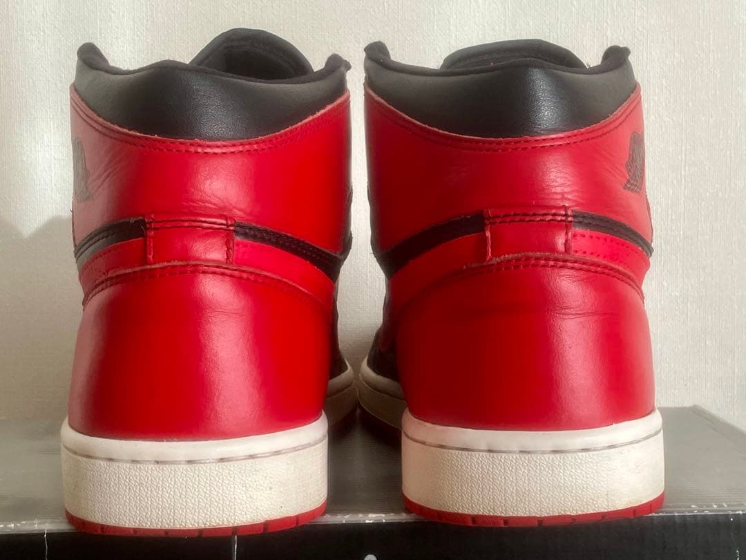 リペア洗浄済！ナイキ エアジョーダン1ブレッド2001ソール交換済28㎝