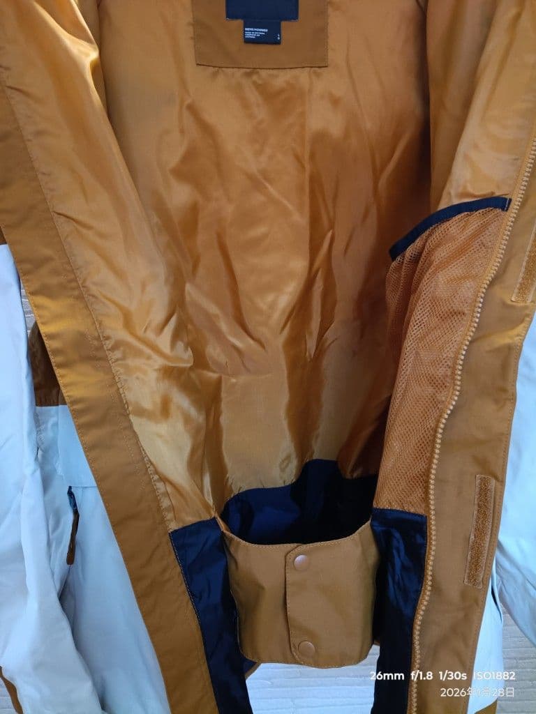 T*様 THE NORTH FACE マウンテンパーカー 茶/白 サイズUS：Ｌ