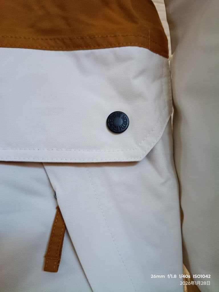 T*様 THE NORTH FACE マウンテンパーカー 茶/白 サイズUS：Ｌ