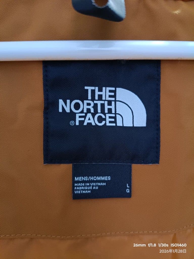 T*様 THE NORTH FACE マウンテンパーカー 茶/白 サイズUS：Ｌ