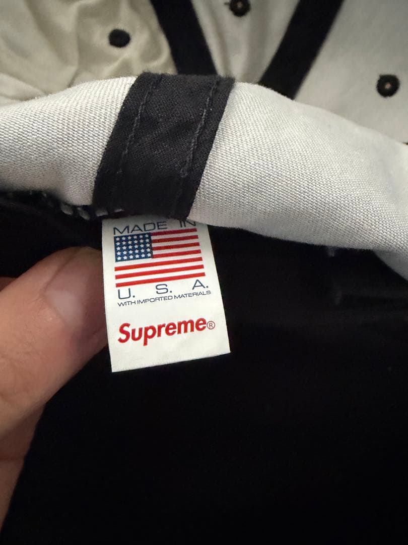 Supreme キャップ Sロゴ　25ss