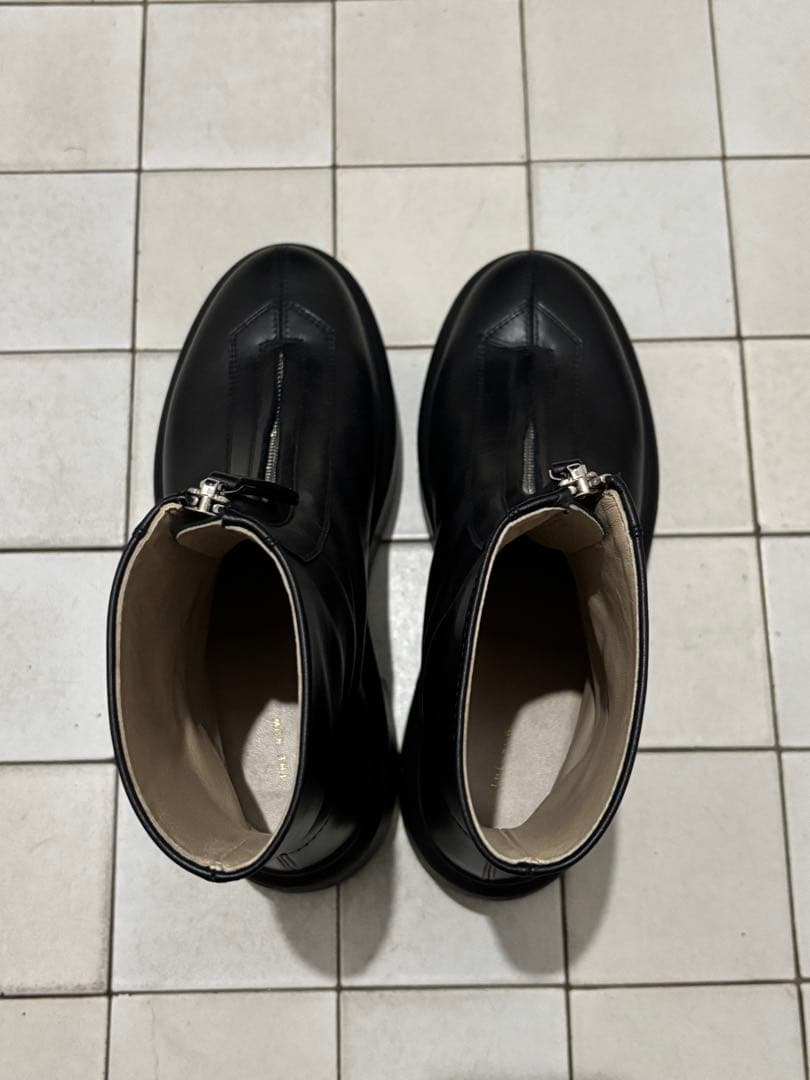 【美品】THE ROW ZIPPED BOOT ブラック 37