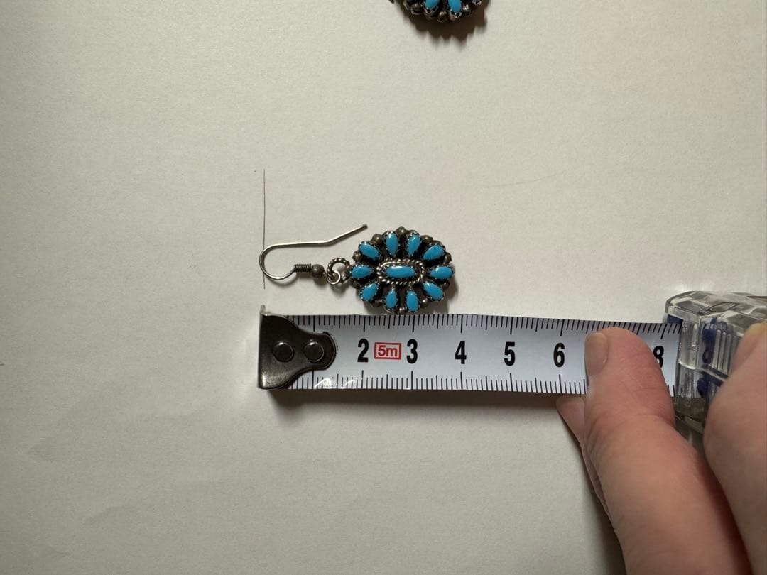 ナバホ族　Navajo　インディアンジュエリー ピアス　リバーシブルピアス