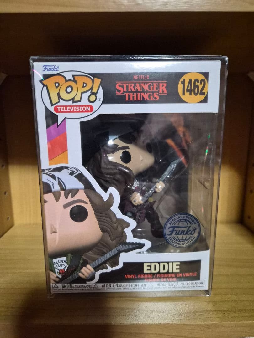 [プロテクター付き] funko pop ストレンジャーシングス エディ