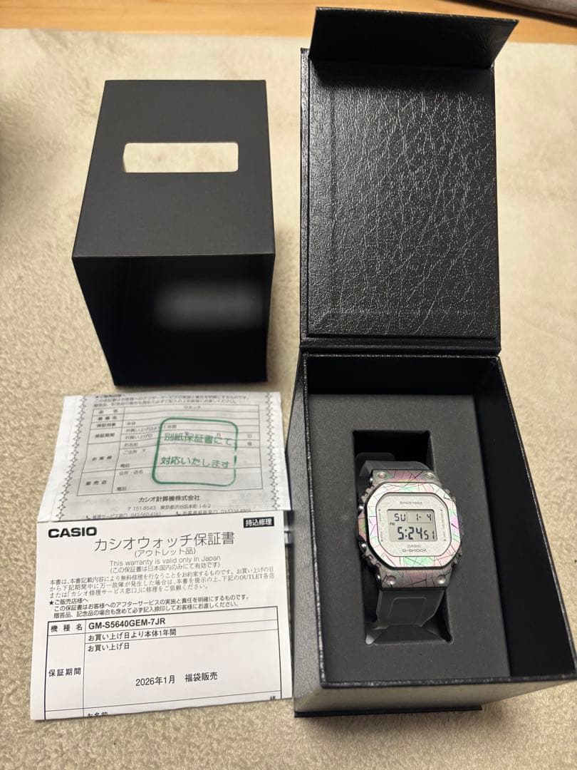 新品　G-SHOCK 40周年限定モデル GM-S5640GEM-7DR