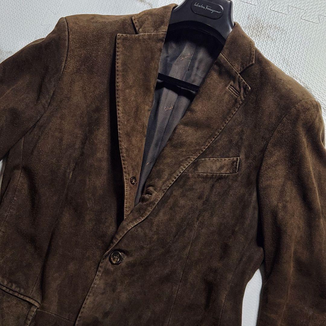 入手困難✨Salvatore Ferragamo レザージャケット ラムレザー