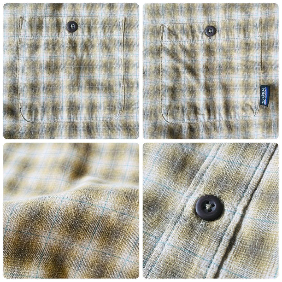 Patagonia 2005年製 L/Sフランネルシャツ オンブレ ルーマニア製