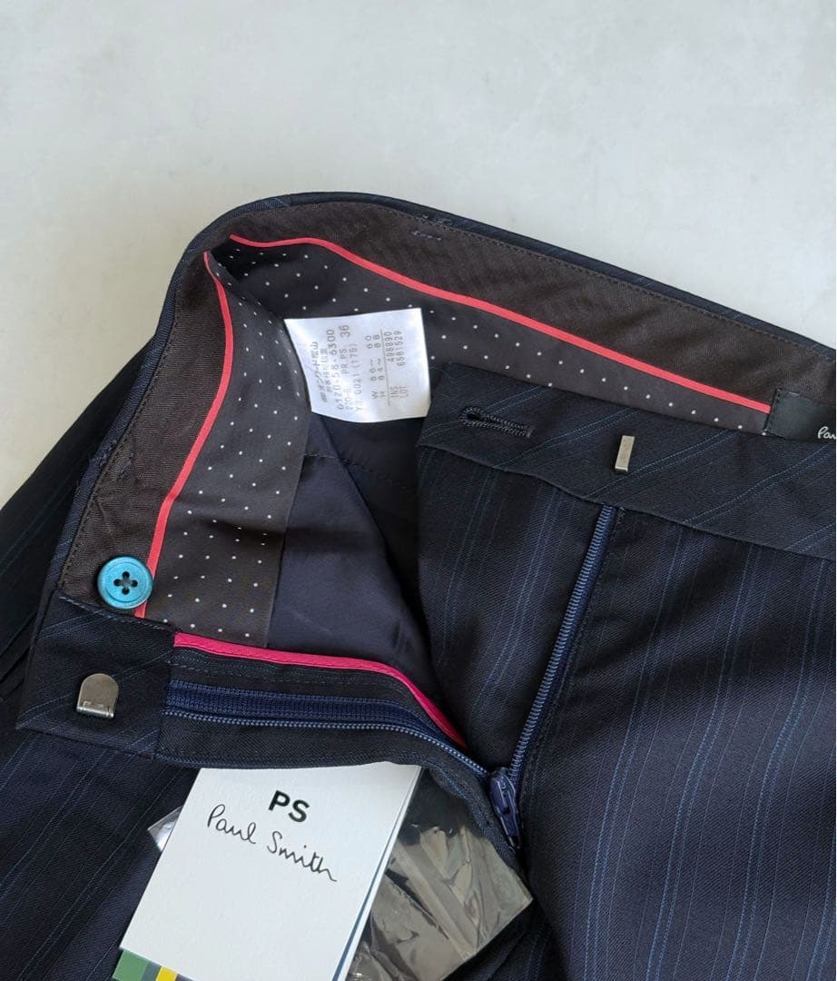 新品タグ付き　PS Paul Smith スーツ　セットアップ　ネイビー