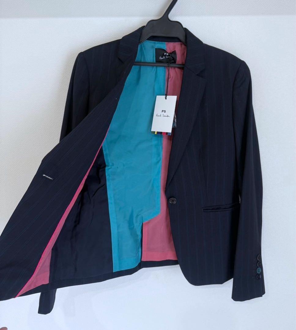 新品タグ付き　PS Paul Smith スーツ　セットアップ　ネイビー