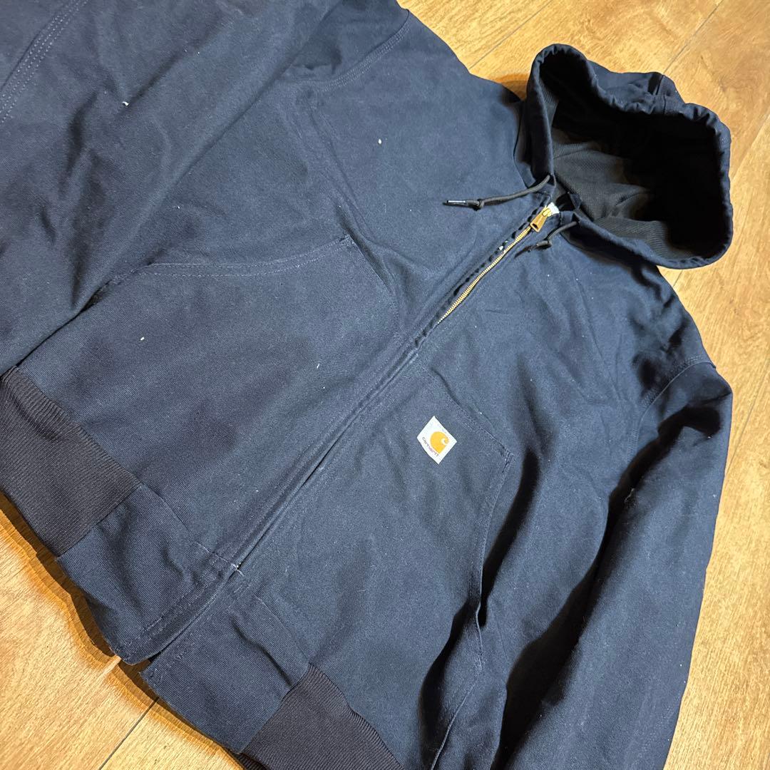 R*H様 Carhartt ネイビー ジップパーカー RN 14806 SIZE