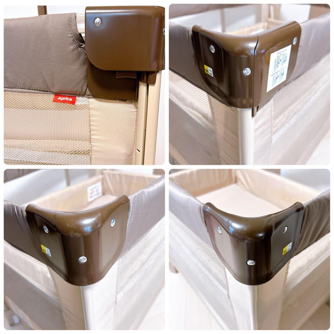 Aprica アップリカ ココネルエアー ベビーベッド 折りたたみ