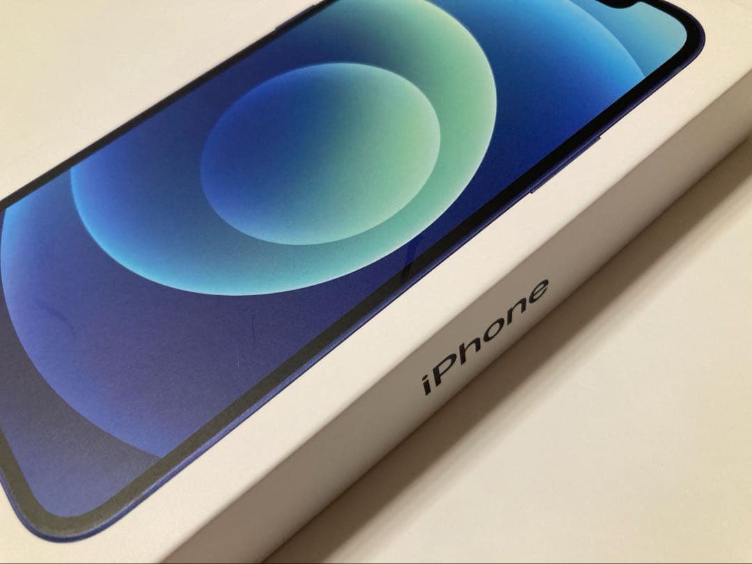 箱・付属品付★ iPhone12 128GB ブルー●匿名配送