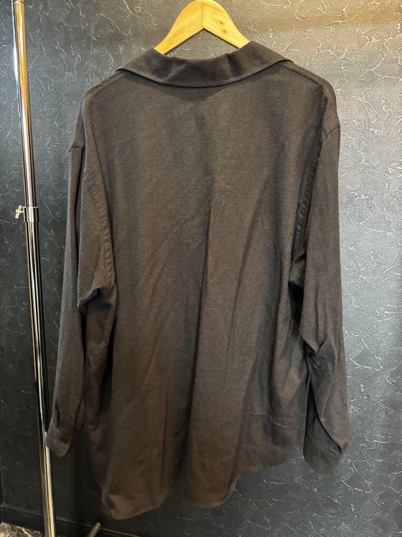 COMOLI 23AW ウールビエラスキッパーシャツ