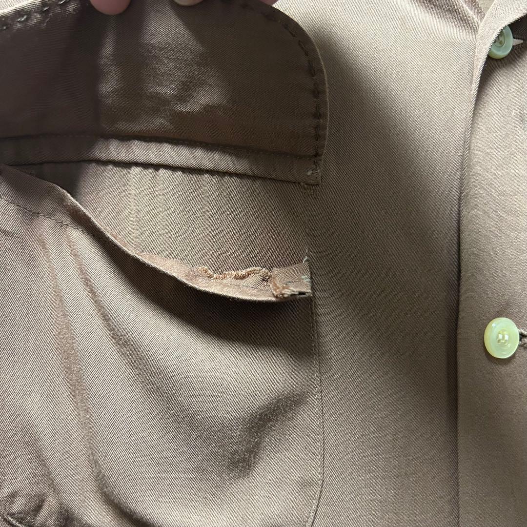 Y*A様 50s レーヨンギャバシャツ ハンドステッチCAMPUS