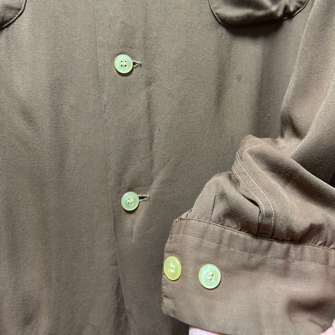 Y*A様 50s レーヨンギャバシャツ ハンドステッチCAMPUS