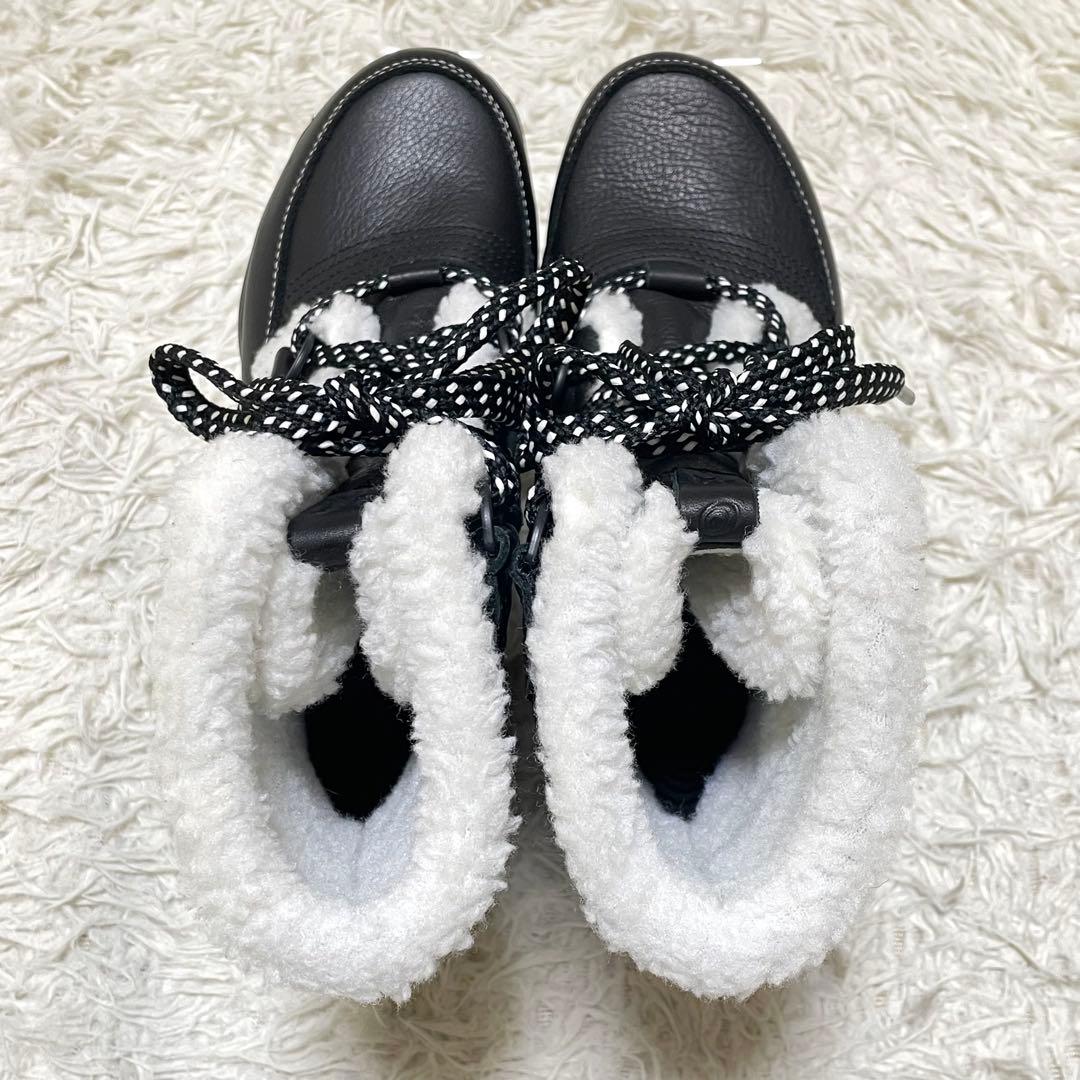 【美品】Reebok EASYTONE RUGGED CHIC ボアレザーブーツ