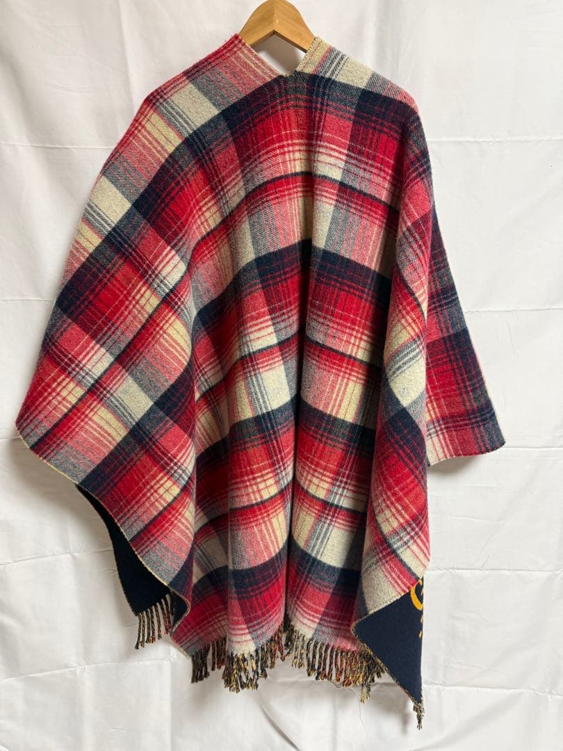 GUCCI GGロゴ チェック柄 ポンチョ
