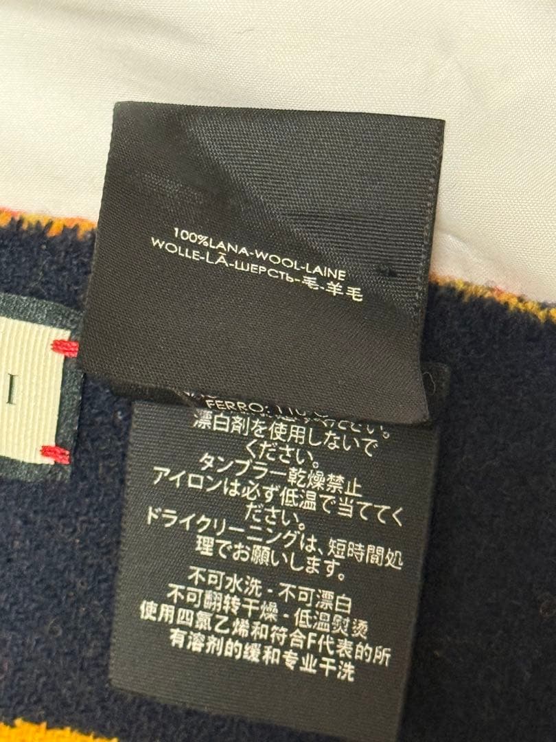 GUCCI GGロゴ チェック柄 ポンチョ