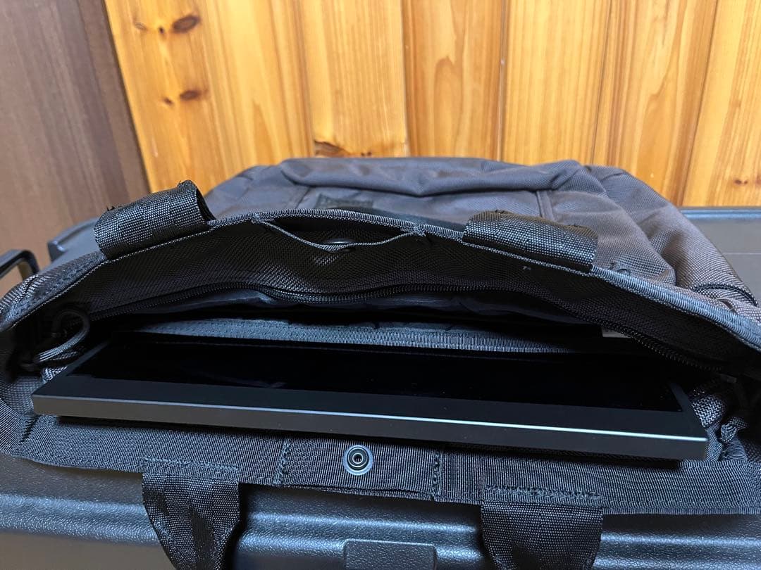 UNITED ARROWS別注 BRIEFING PC TOTE ダークグレー